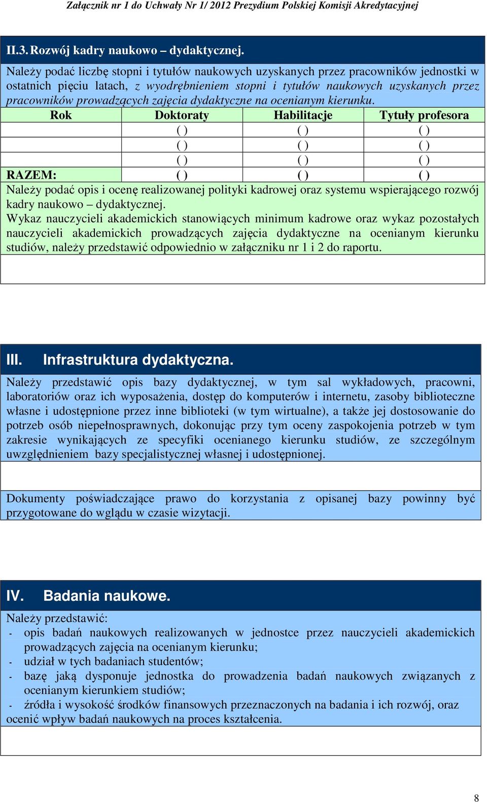 zajęcia dydaktyczne na ocenianym kierunku.