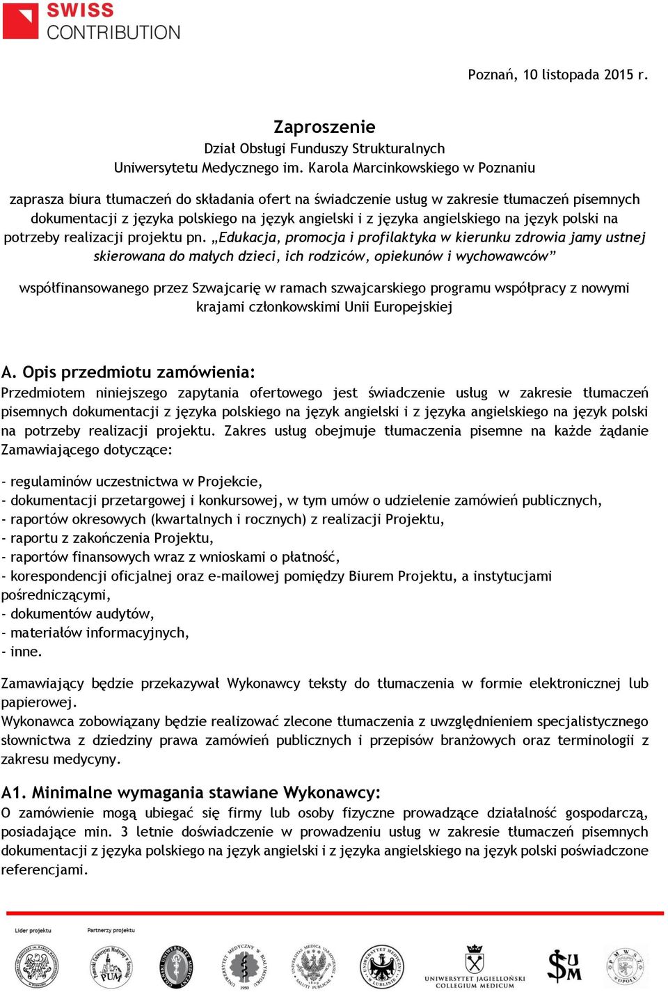 angielskiego na język polski na potrzeby realizacji projektu pn.