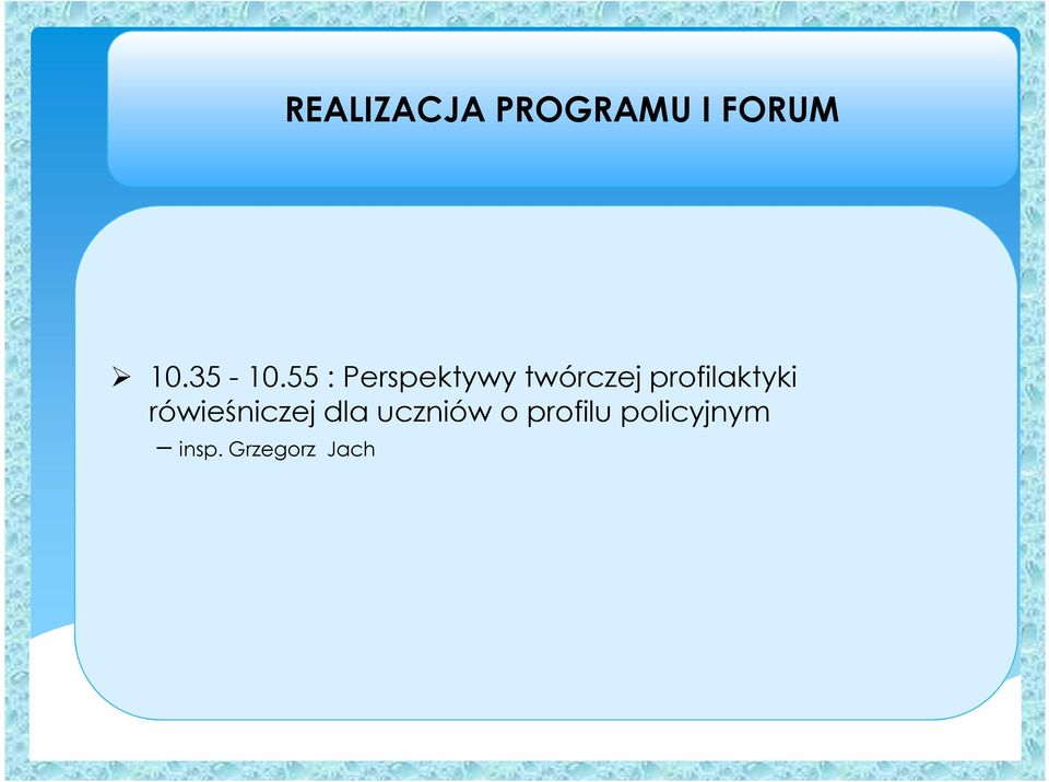 55 : Perspektywy twórczej profilaktyki