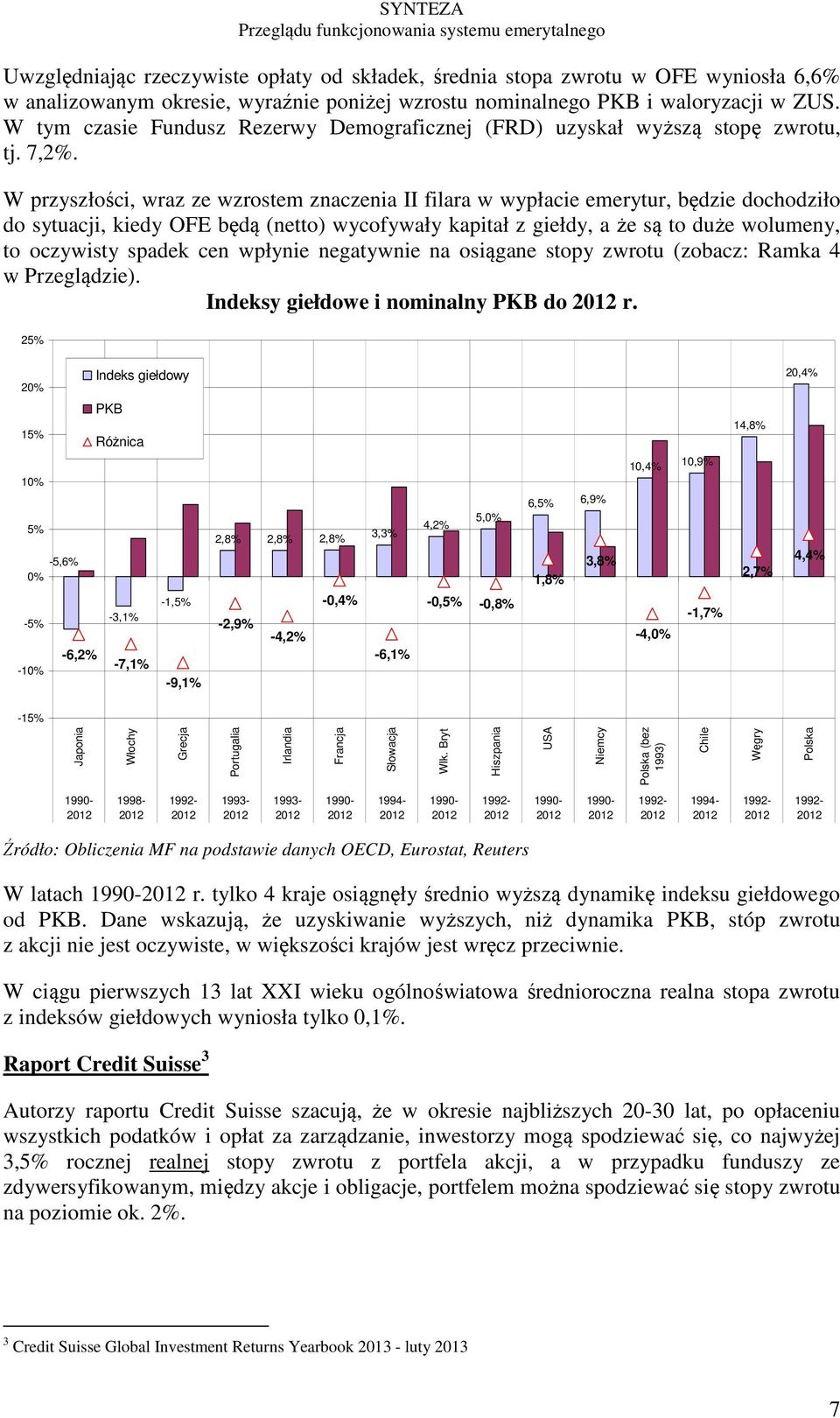 W przyszłości, wraz ze wzrostem znaczenia II filara w wypłacie emerytur, będzie dochodziło do sytuacji, kiedy OFE będą (netto) wycofywały kapitał z giełdy, a że są to duże wolumeny, to oczywisty
