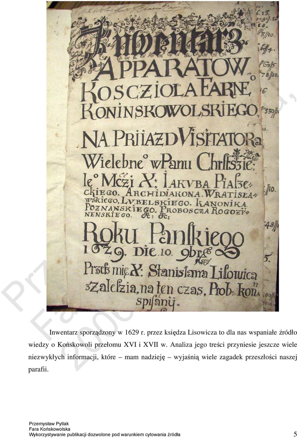 Końskowoli przełomu XVI i XVII w.