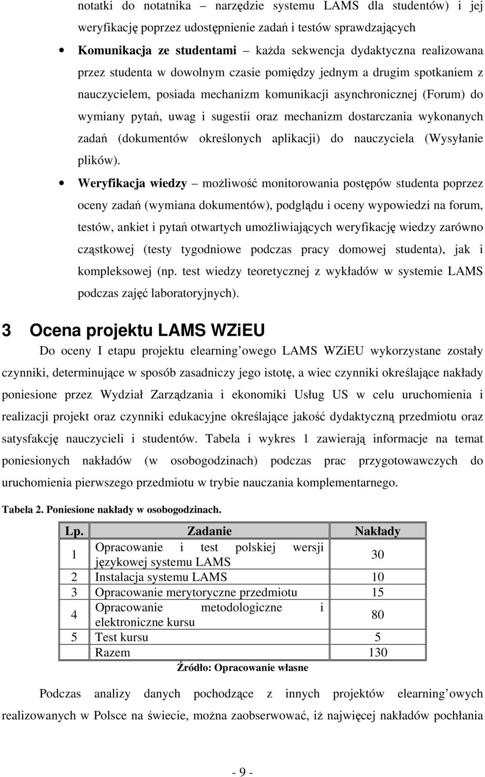 dostarczania wykonanych zadań (dokumentów określonych aplikacji) do nauczyciela (Wysyłanie plików).