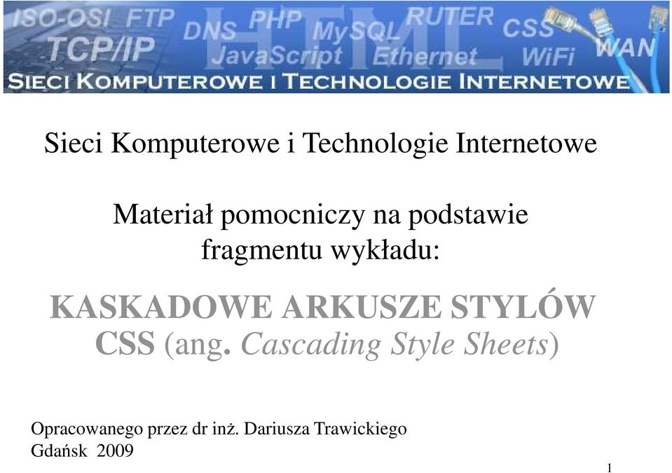 ARKUSZE STYLÓW CSS (ang.