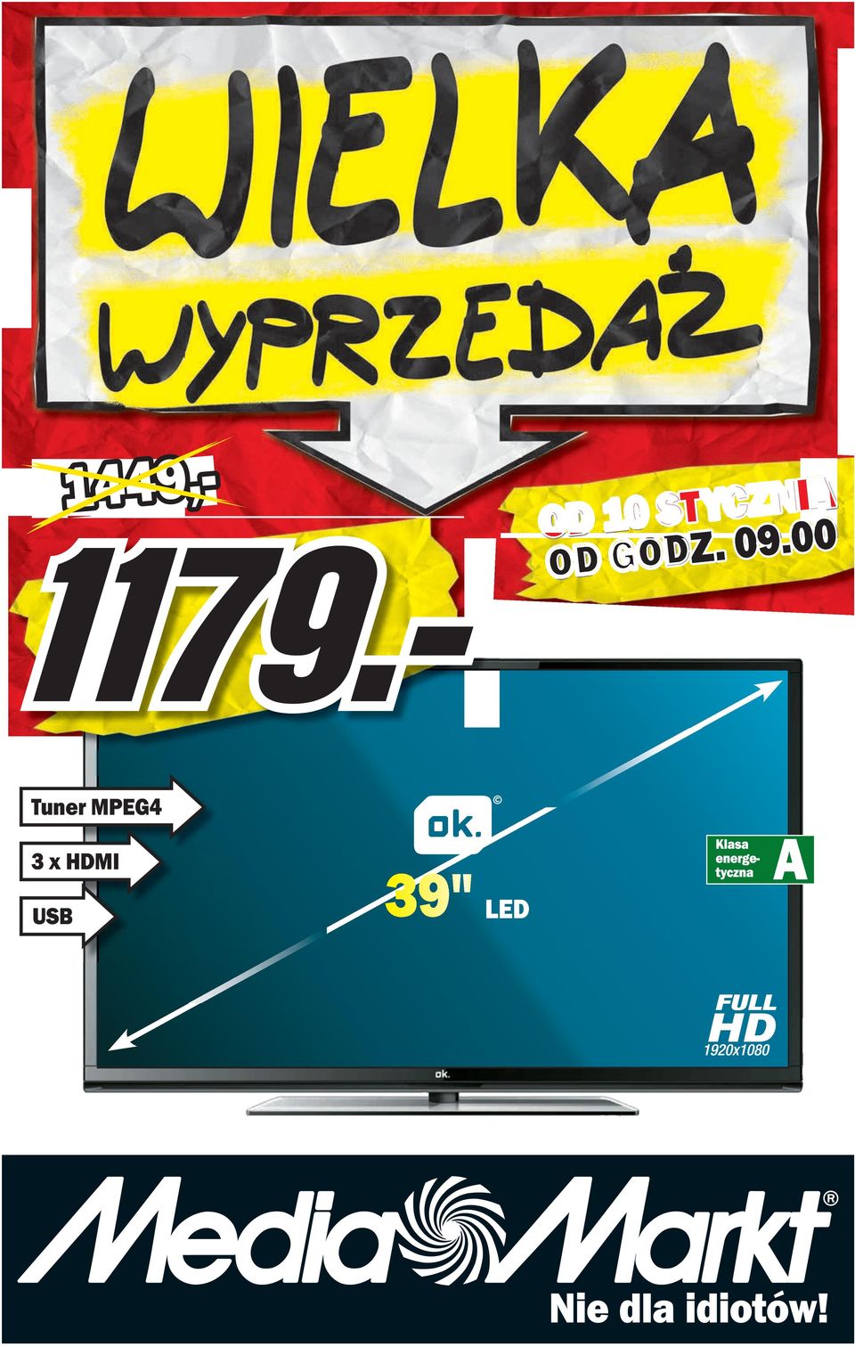 1157243 P_MM_RAD_1001HHV1_01.indd 1 Asortyment w podanych cenach dostępny od 10.01.2014 do 12.01.2014 lub do wyczerpania zapasów.