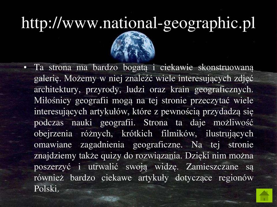 Miłośnicy geografii mogą na tej stronie przeczytać wiele interesujących artykułów, które z pewnością przydadzą się podczas nauki geografii.