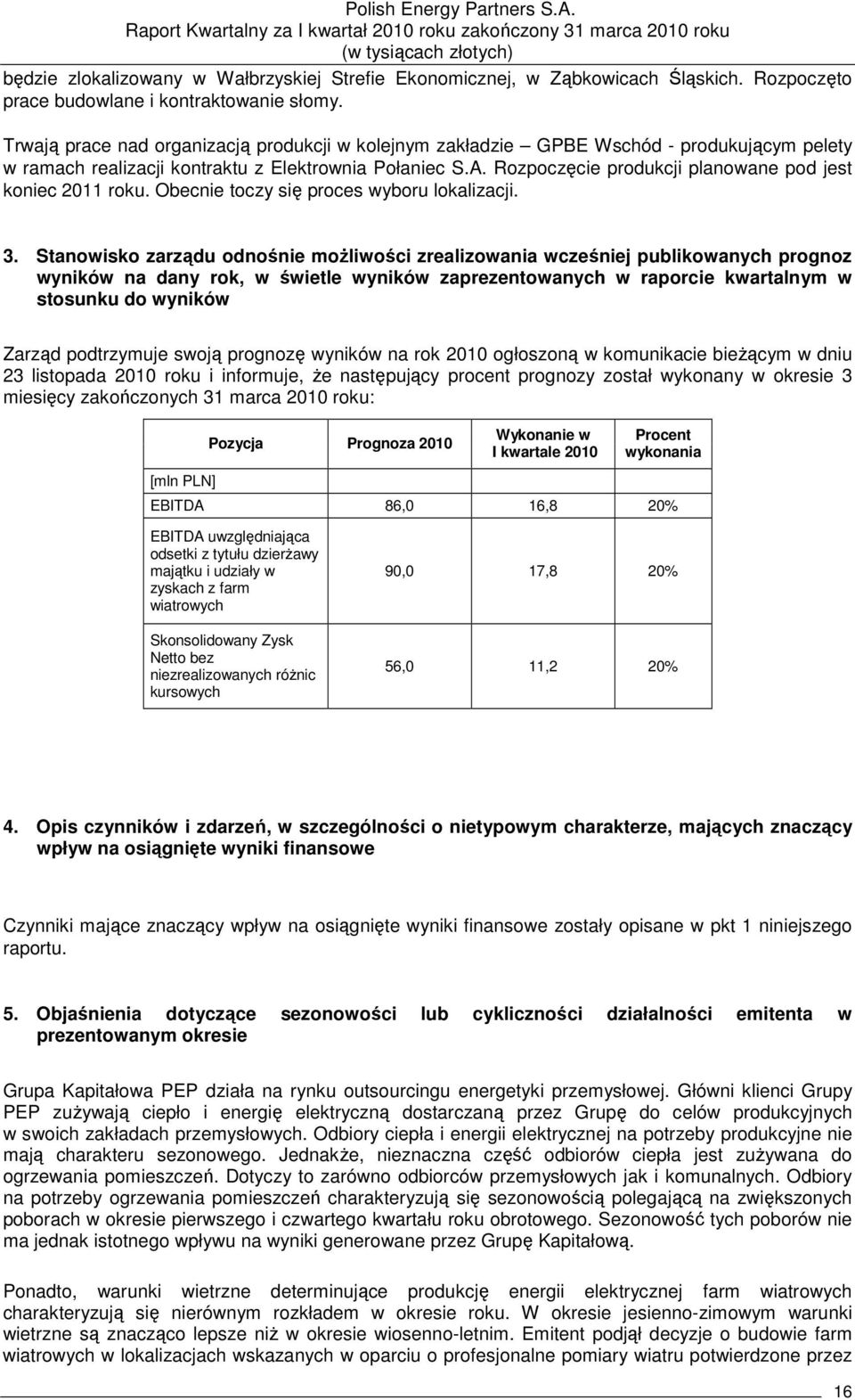 Rozpoczęcie produkcji planowane pod jest koniec 2011 roku. Obecnie toczy się proces wyboru lokalizacji. 3.