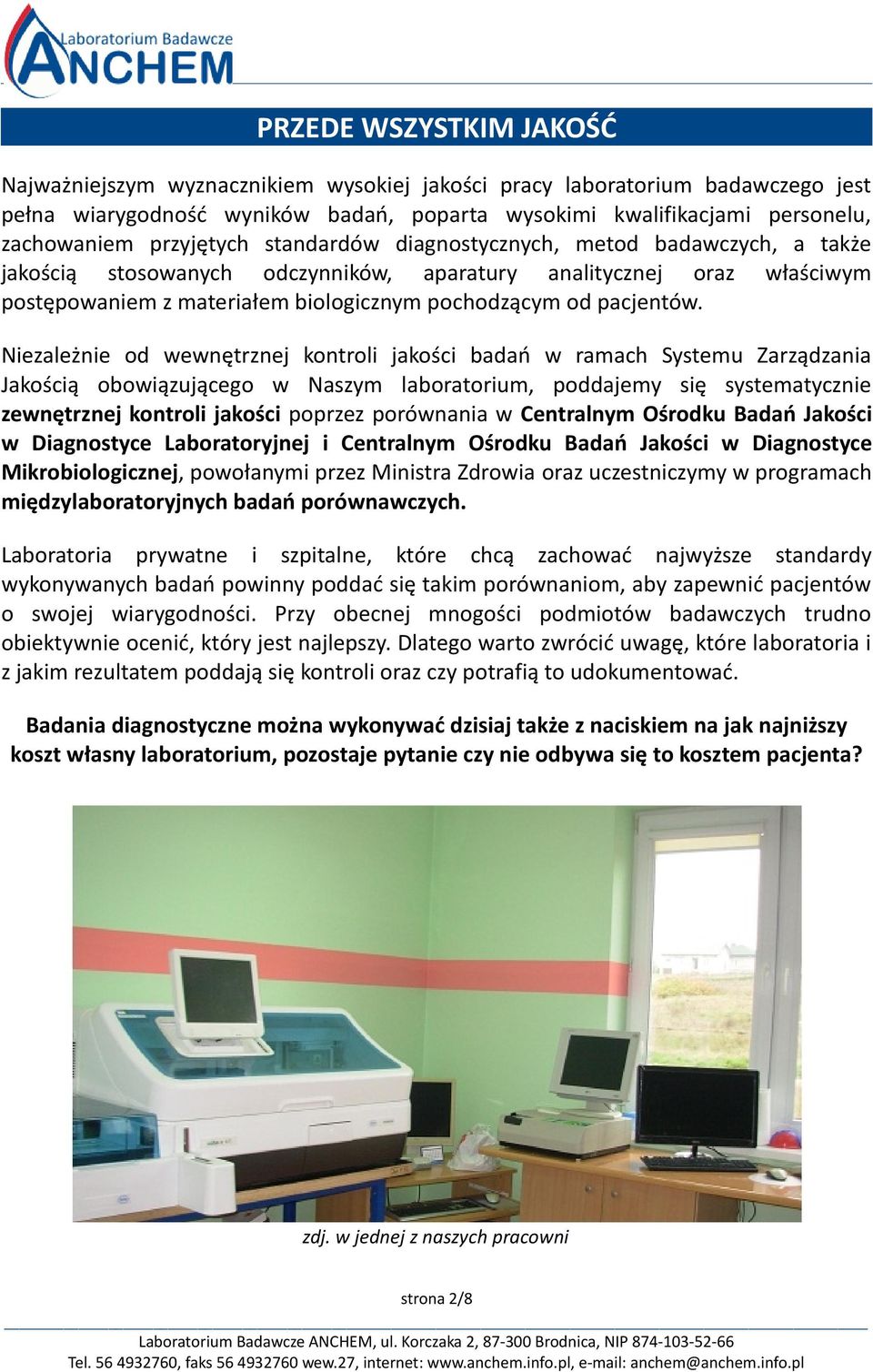 pacjentów.