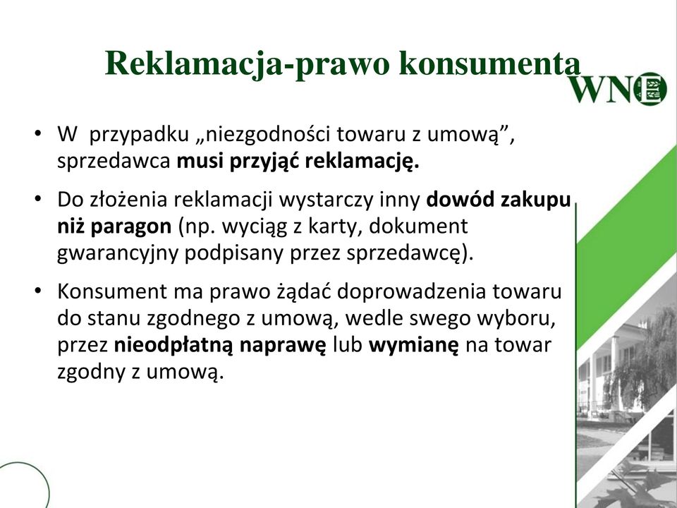 wyciąg z karty, dokument gwarancyjny podpisany przez sprzedawcę).