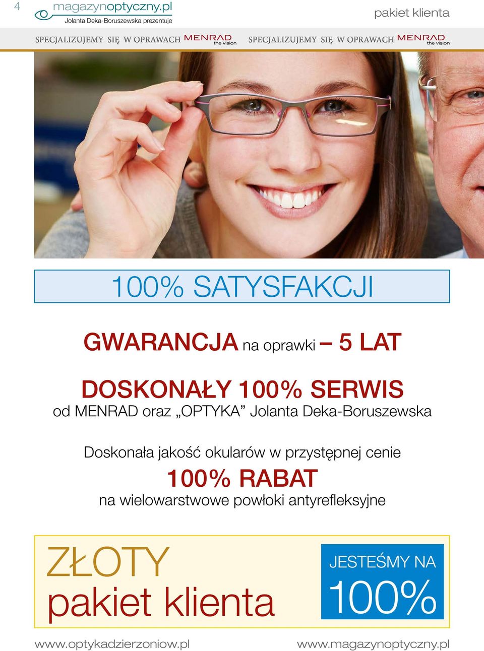Deka-Boruszewska Doskonała jakość okularów w przystępnej cenie 100% RABAT na
