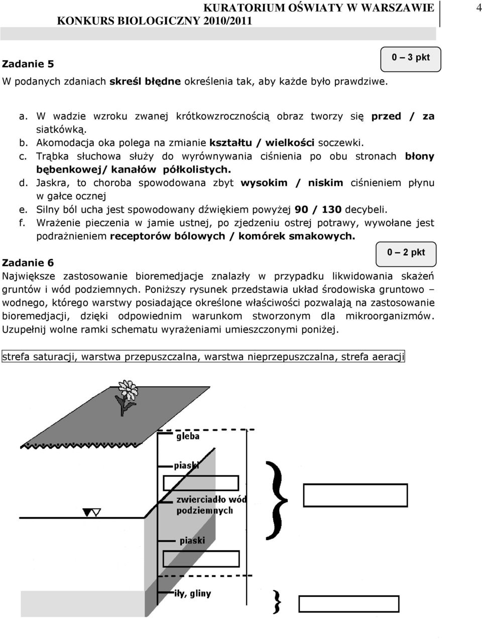 Silny ból ucha jest spowodowany dźwiękiem powyżej 90 / 130 decybeli. f.