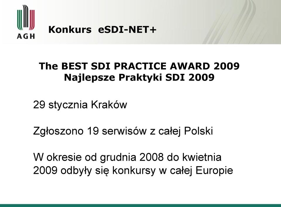 Zgłoszono 19 serwisów z całej Polski W okresie od