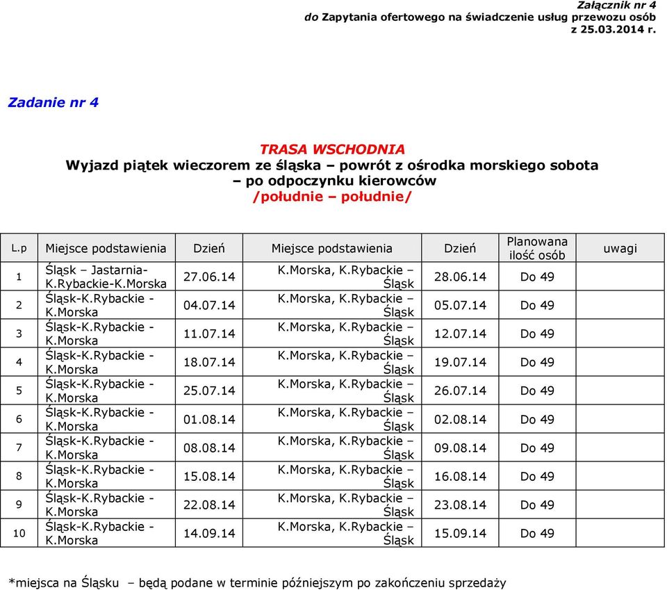 06.14 04.07.14 11.07.14 18.07.14 25.07.14 01.08.14 08.08.14 15.08.14 22.08.14 14.09.14 28.06.14 Do 49 05.07.14 Do 49 12.07.14 Do 49 19.07.14 Do 49 26.07.14 Do 49 02.