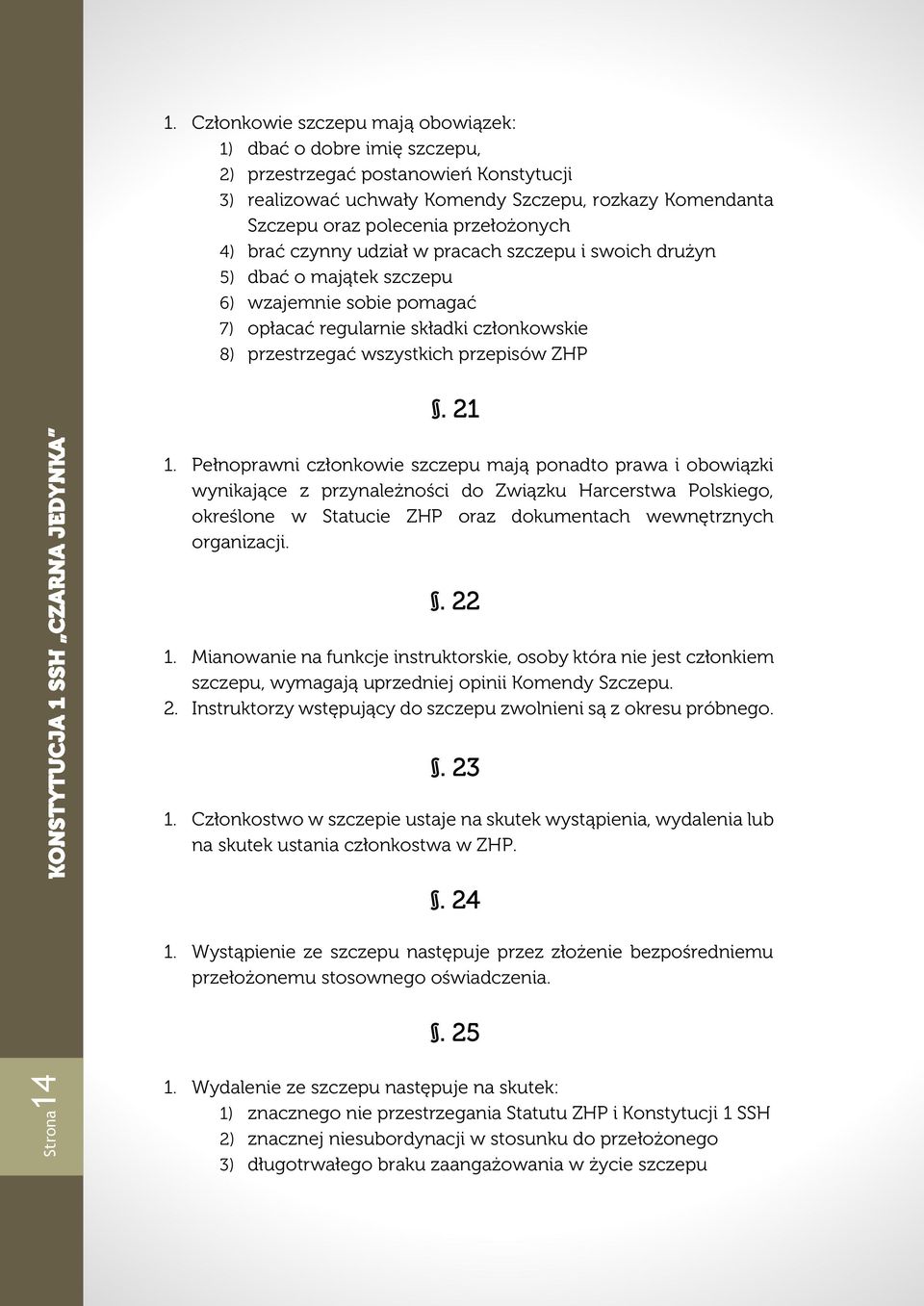 przepisów ZHP. 21 1.
