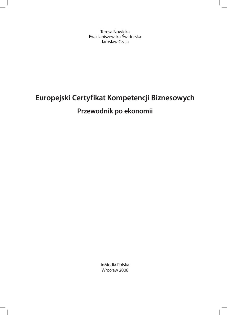 Europejski Certyfikat Kompetencji