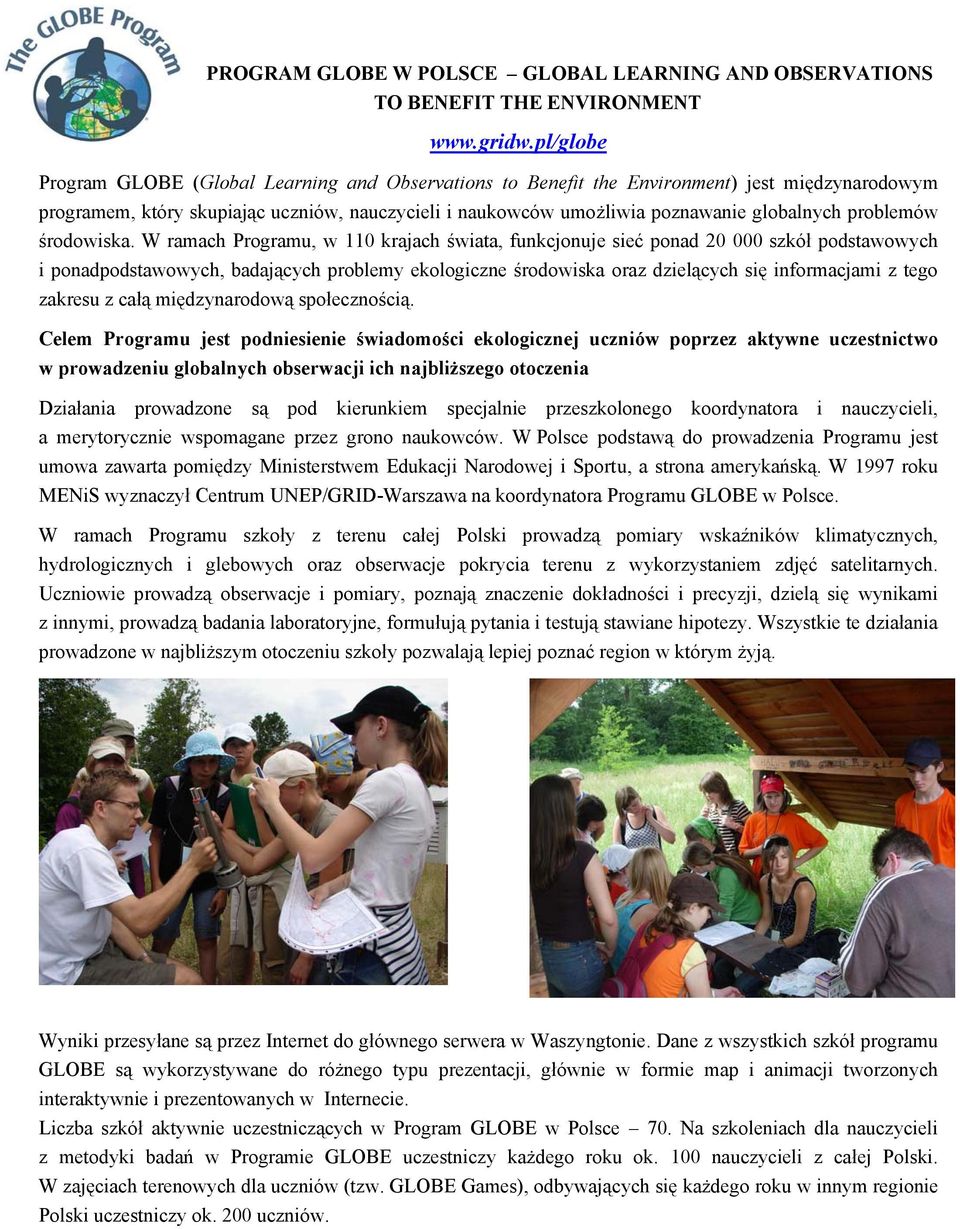 problemów środowiska.