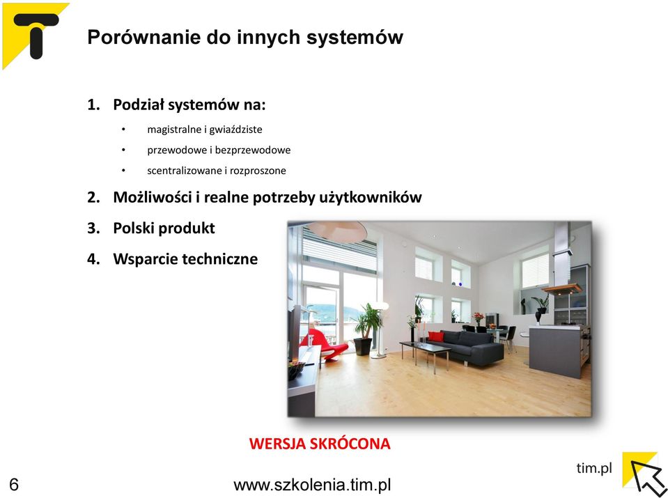 przewodowe i bezprzewodowe scentralizowane i