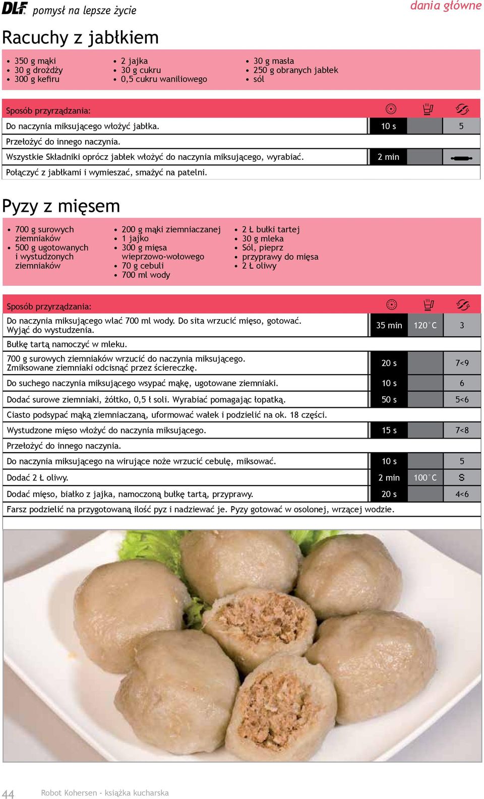 Pyzy z mięsem 700 g surowych ziemniaków 500 g ugotowanych i wystudzonych ziemniaków 200 g mąki ziemniaczanej 1 jajko 300 g mięsa wieprzowo-wołowego 70 g cebuli 700 ml wody 2 Ł bułki tartej 30 g mleka