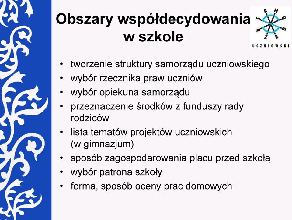 funduszy rady rodziców lista tematów projektów uczniowskich (w gimnazjum) sposób