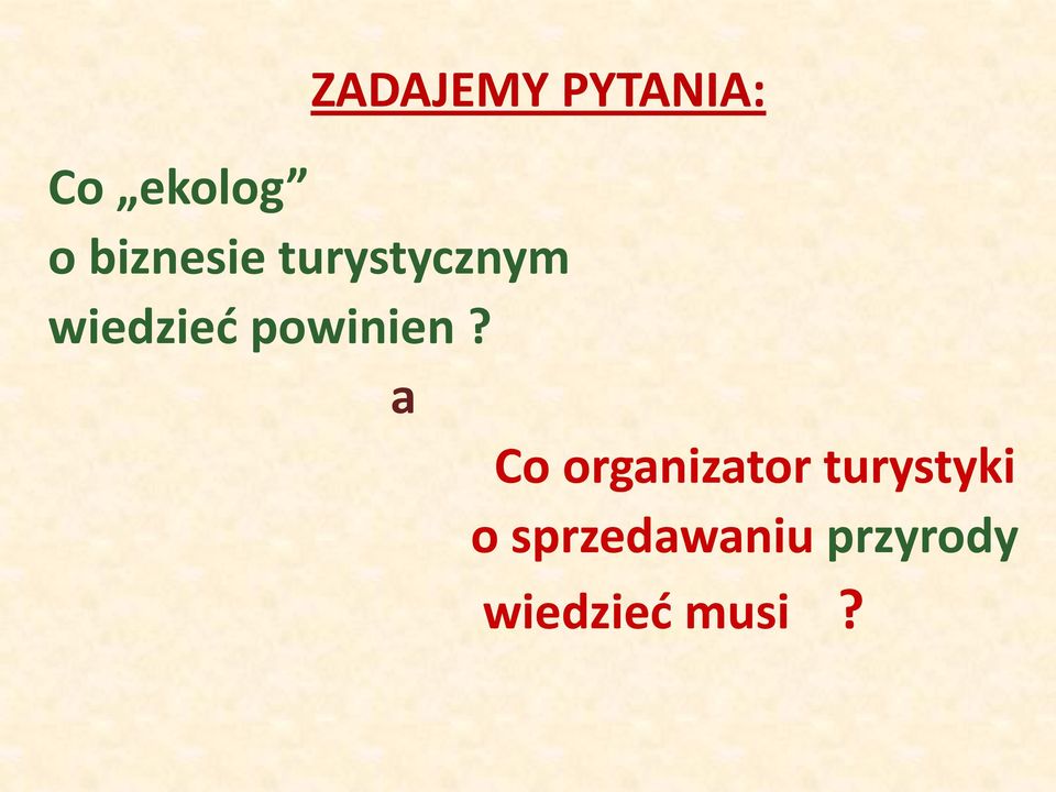 powinien?