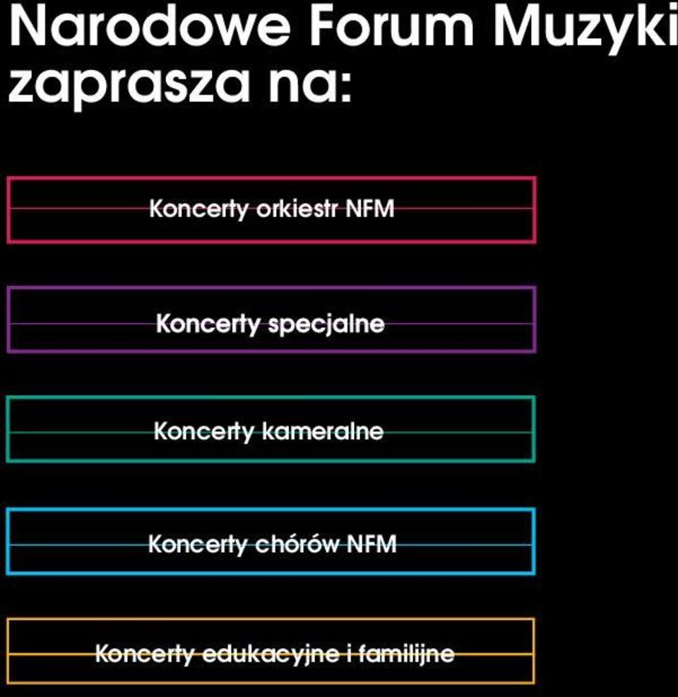 Koncerty kameralne Koncerty