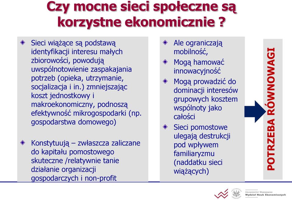 ) zmniejszając koszt jednostkowy i makroekonomiczny, podnoszą efektywność mikrogospodarki (np.