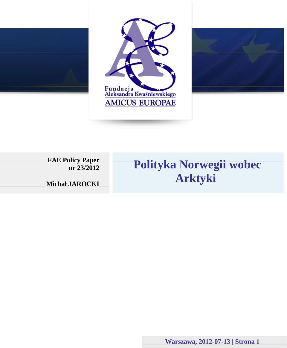 Polityka Norwegii wobec