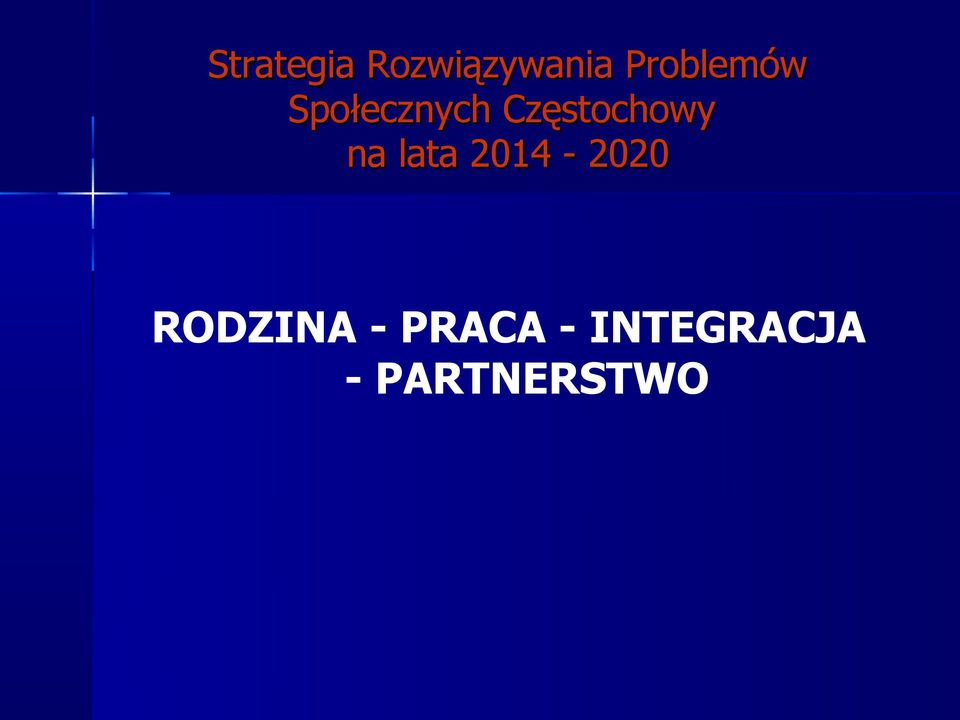 Częstochowy na lata 2014-2020