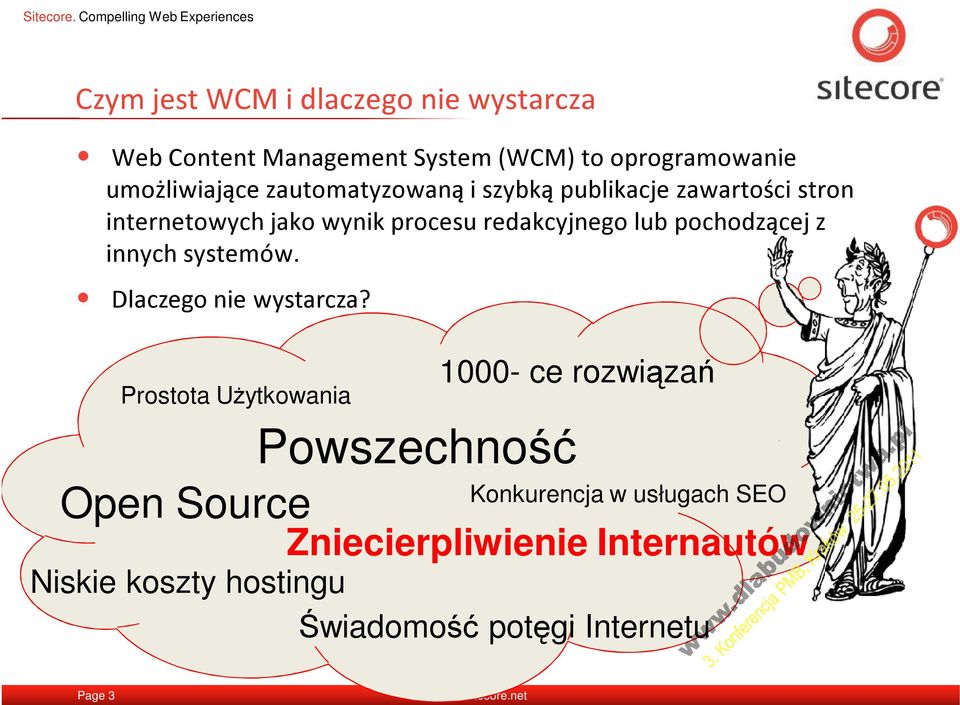 pochodzącej z innych systemów. Dlaczego nie wystarcza?