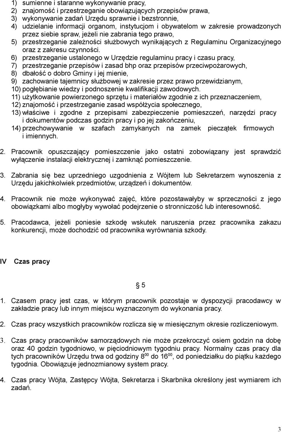 czynności.