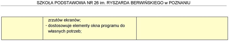 elementy okna