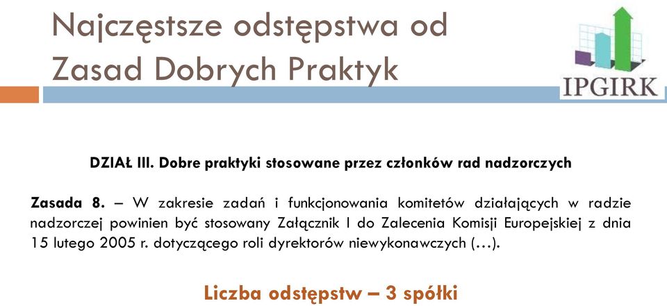 powinien być stosowany Załącznik I do Zalecenia Komisji Europejskiej z dnia 15