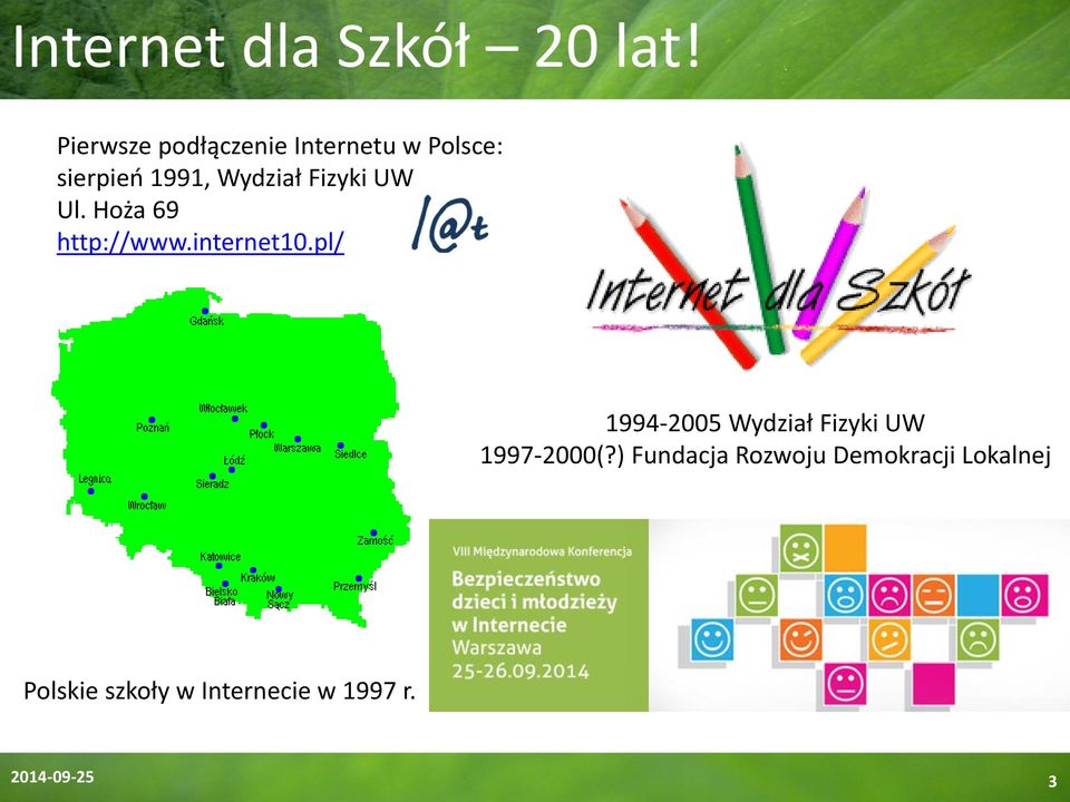 Fizyki UW Ul. Hoża 69 http://www.internet10.