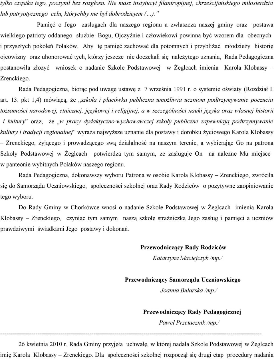 pokoleń Polaków.