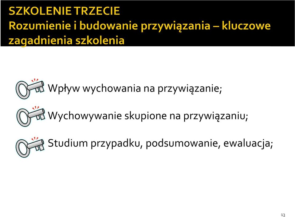 skupione na przywiązaniu;