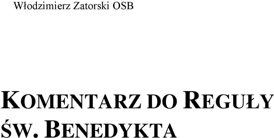 KOMENTARZ DO