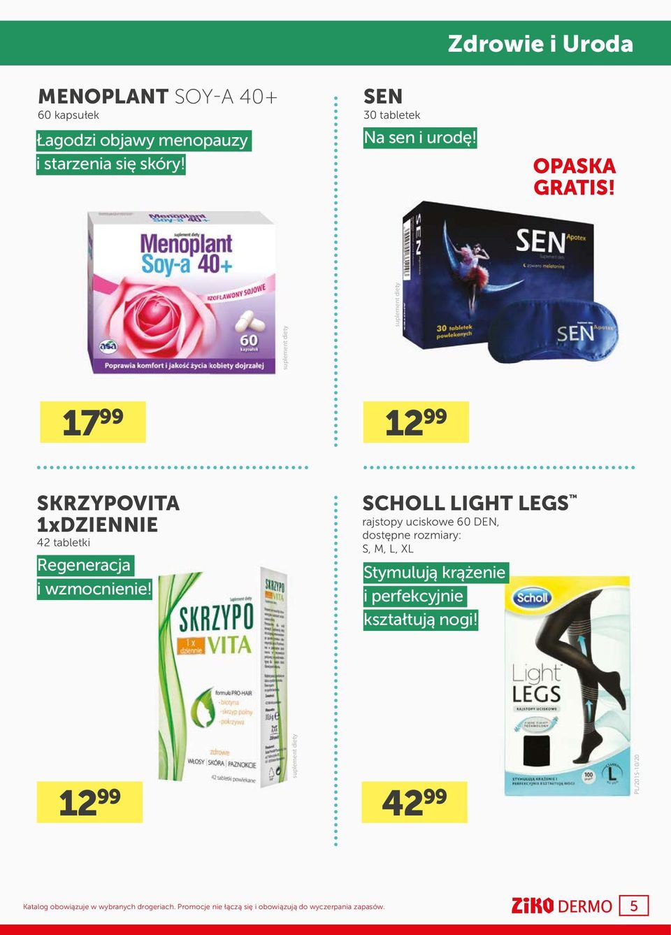 SCHOLL LIGHT LEGS rajstopy uciskowe 60 DEN, dostępne rozmiary: S, M, L, XL Stymulują krążenie i perfekcyjnie