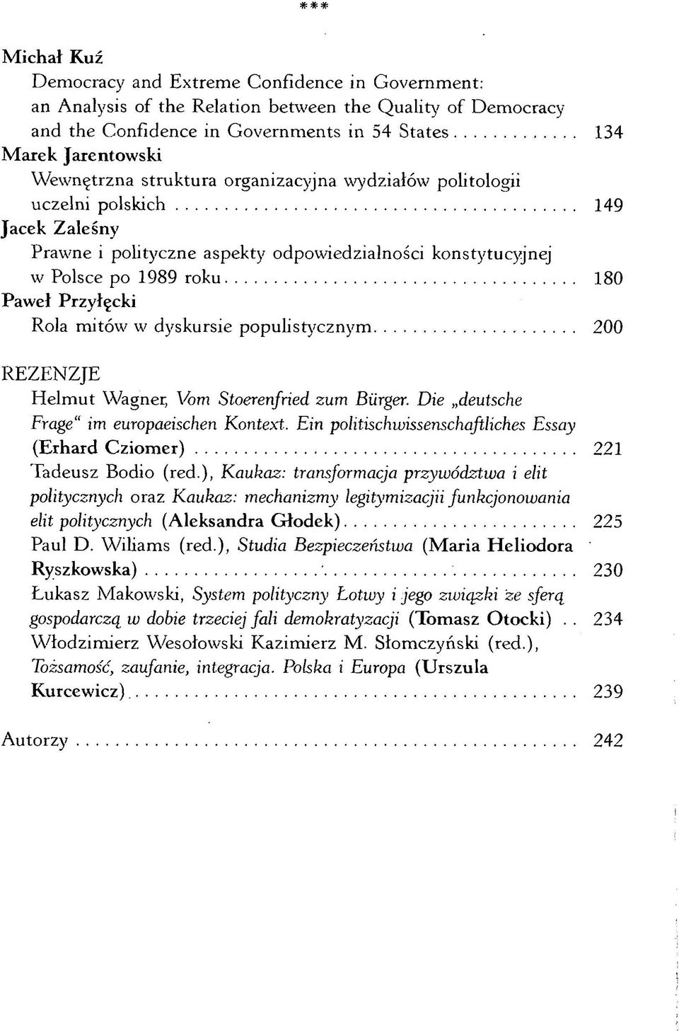 dyskursie populistycznym 200 REZENZJE Helmut Wagner, Vom Stoerenfńed zum Burger. Die deutsche Frage" im europaeischen Kontext.