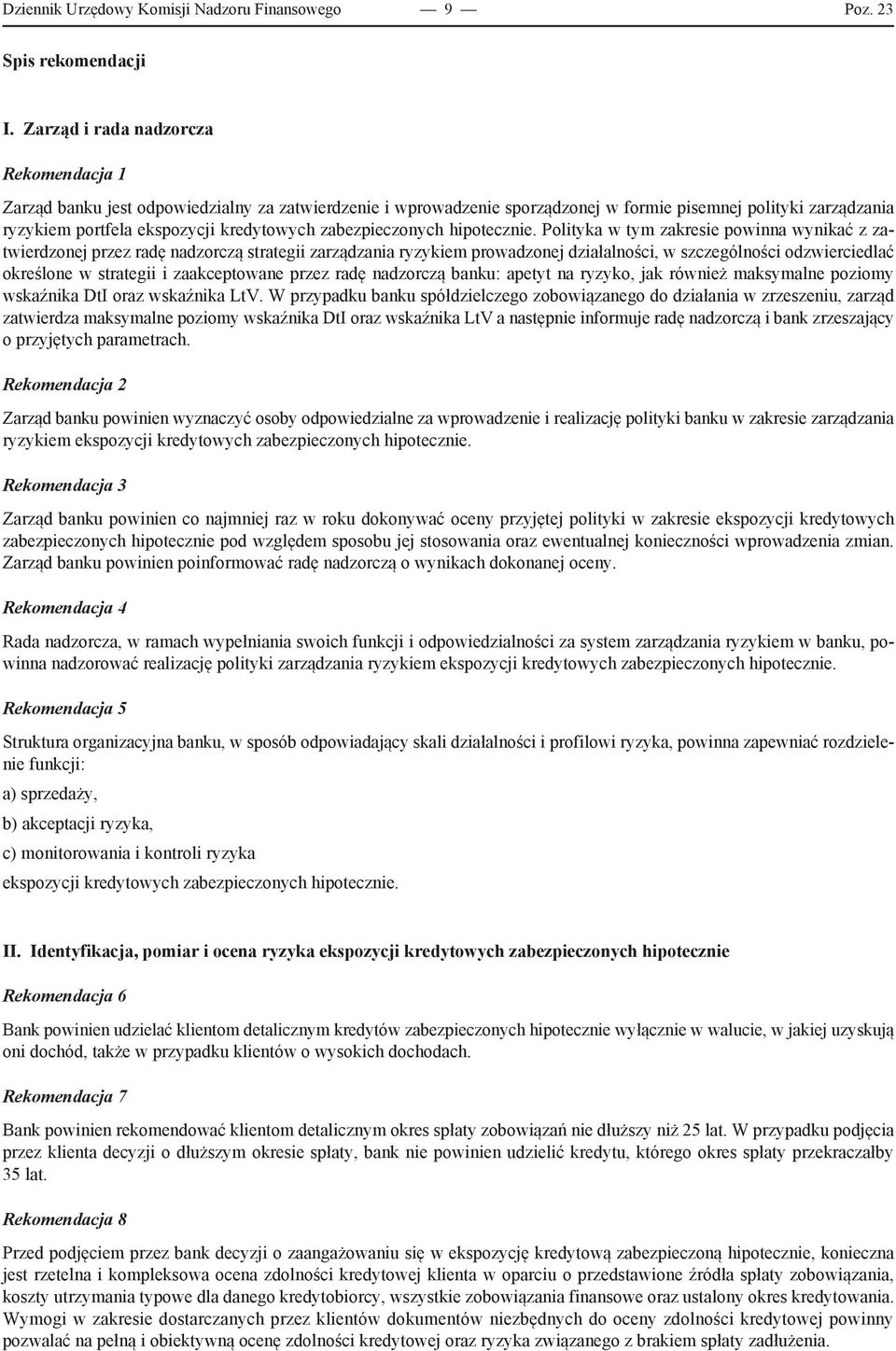zabezpieczonych hipotecznie.