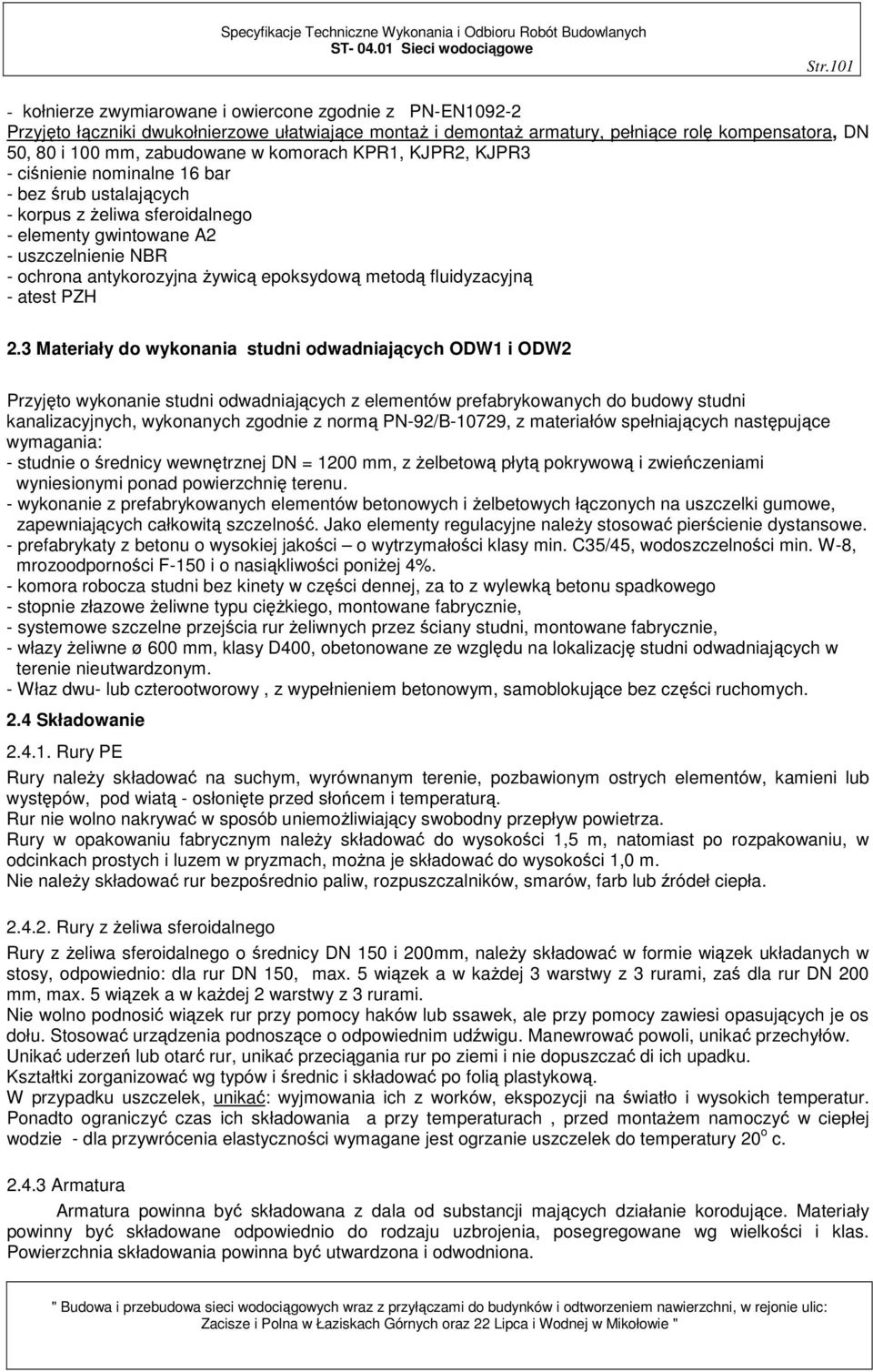 epoksydową metodą fluidyzacyjną - atest PZH 2.