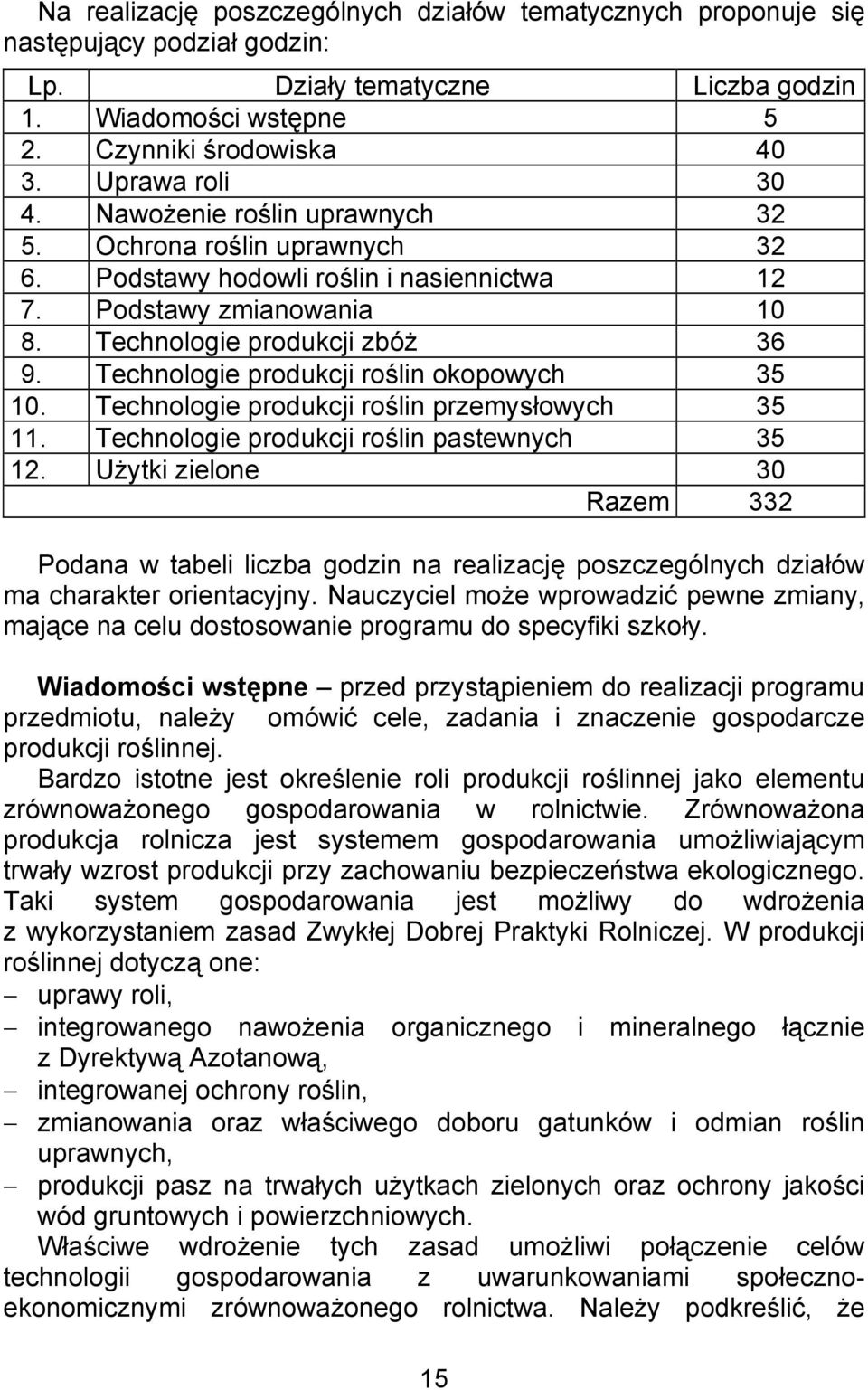 Technologie produkcji roślin okopowych 35 10. Technologie produkcji roślin przemysłowych 35 11. Technologie produkcji roślin pastewnych 35 12.