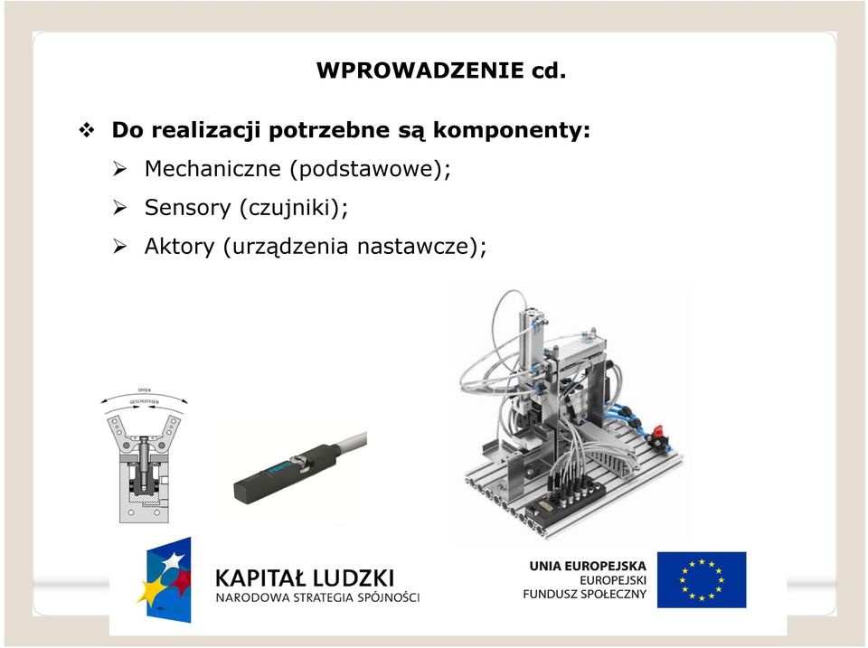 komponenty: Mechaniczne