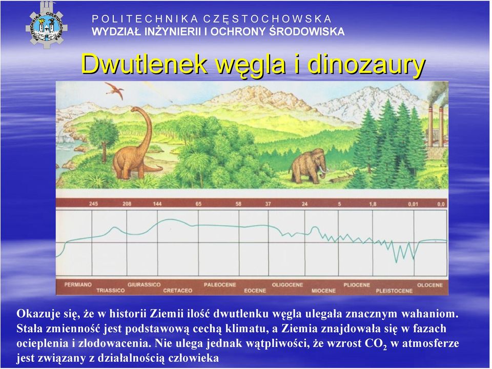 Stała zmienność jest podstawową cechą klimatu, a Ziemia znajdowała się w fazach