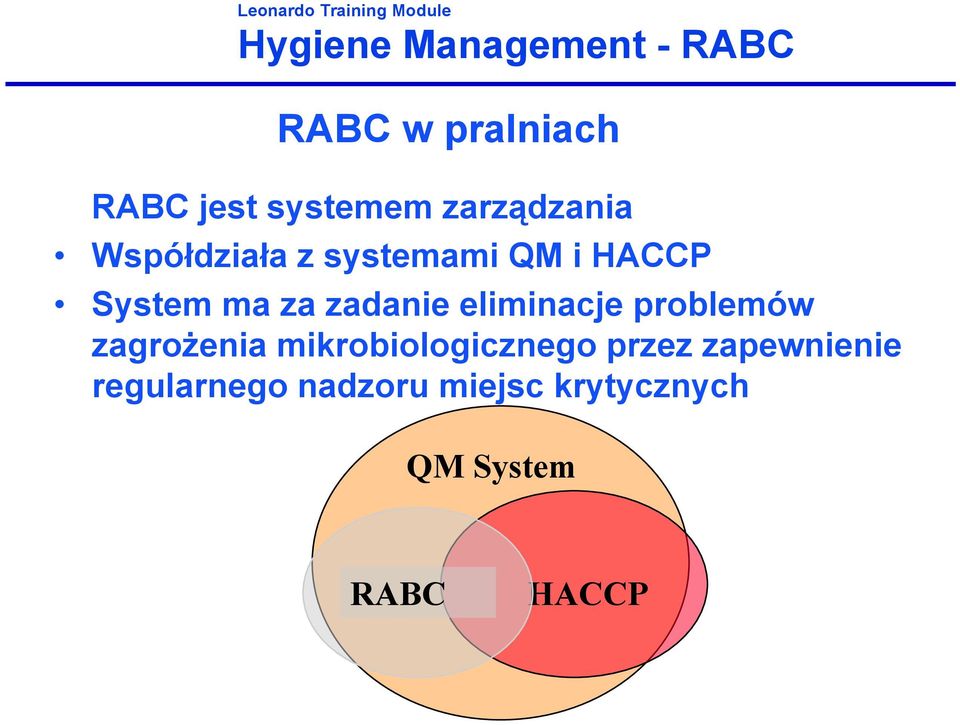 eliminacje problemów zagrożenia mikrobiologicznego przez