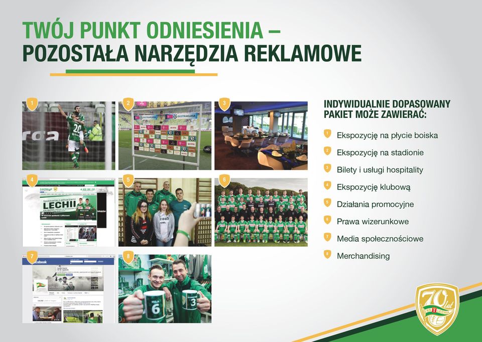 boiska Ekspozycję na stadionie Bilety i usługi hospitality Ekspozycję