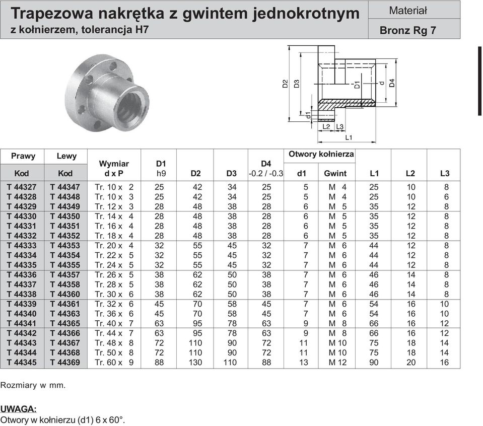14 x 4 28 48 38 28 6 M 5 35 12 8 T 44331 T 44351 Tr. 16 x 4 28 48 38 28 6 M 5 35 12 8 T 44332 T 44352 Tr. 18 x 4 28 48 38 28 6 M 5 35 12 8 T 44333 T 44353 Tr.