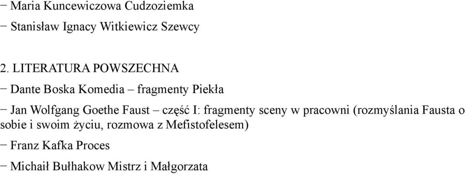 Faust część I: fragmenty sceny w pracowni (rozmyślania Fausta o sobie i swoim