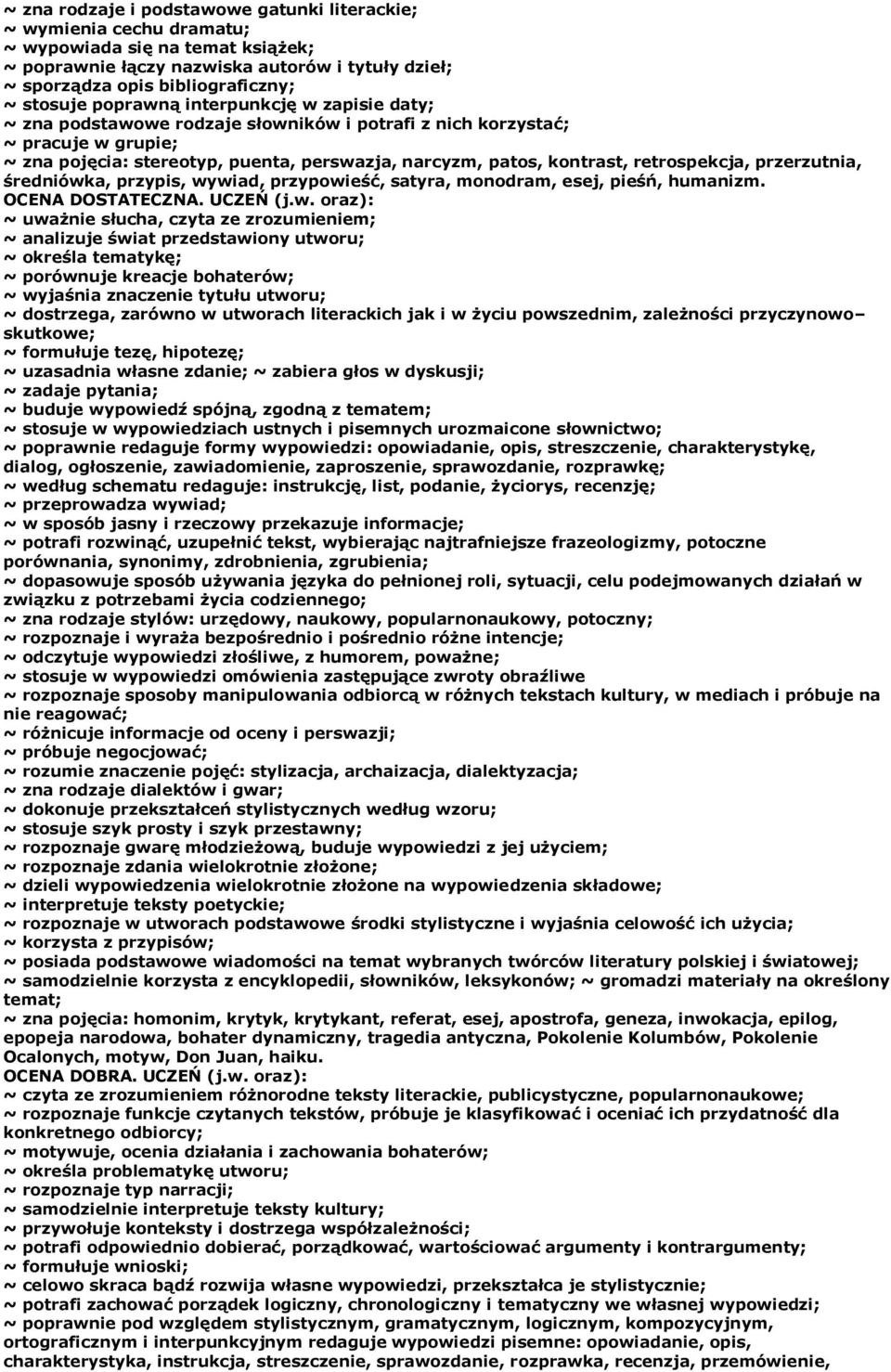 retrospekcja, przerzutnia, średniówk