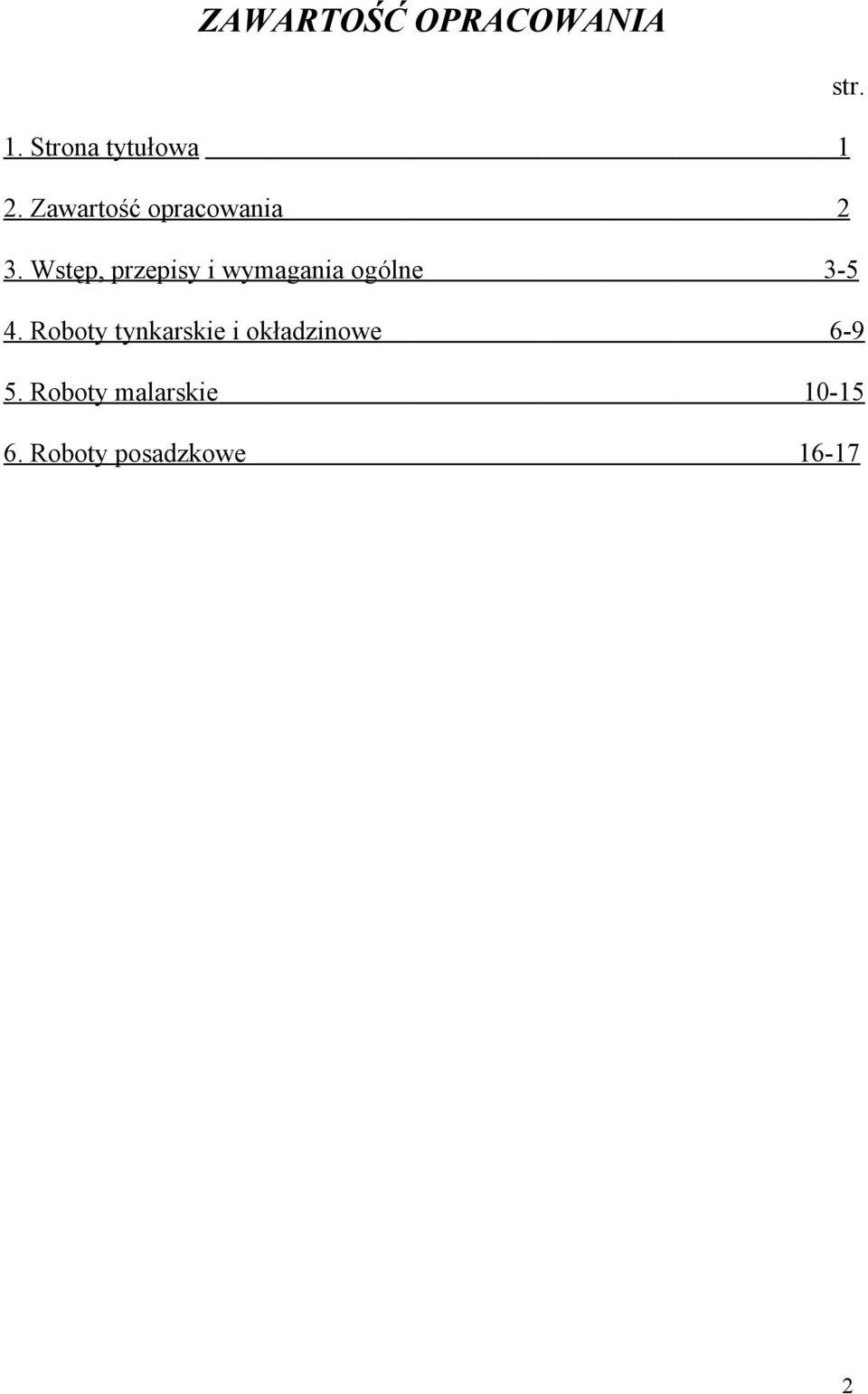 Wstęp, przepisy i wymagania ogólne 3-5 4.