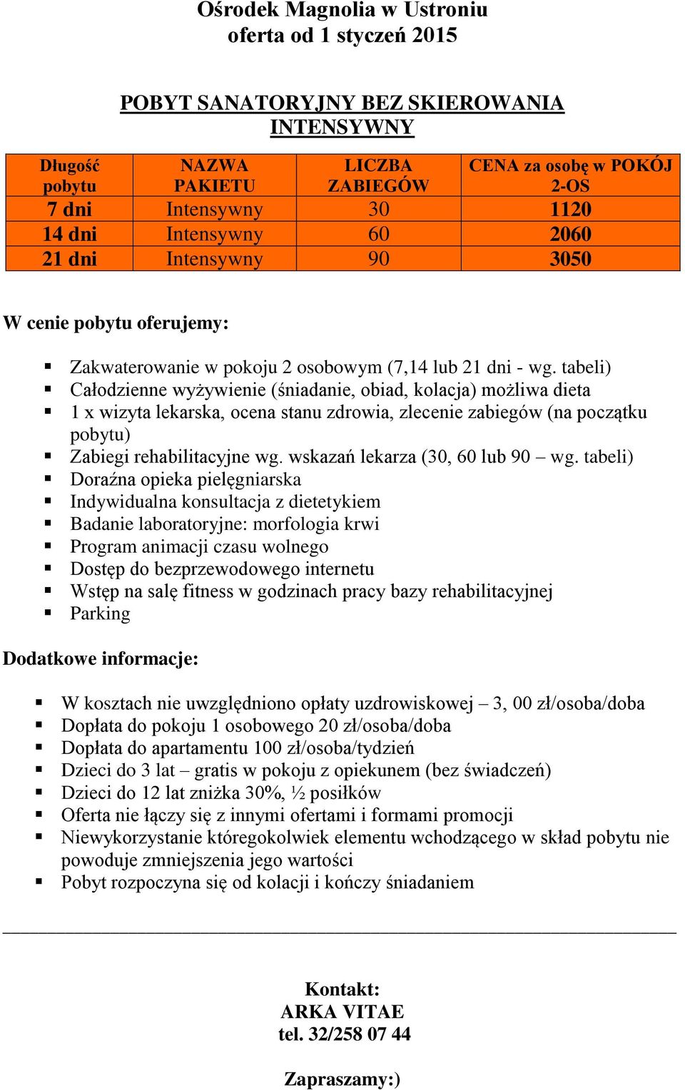 Intensywny 90 3050 Zabiegi rehabilitacyjne