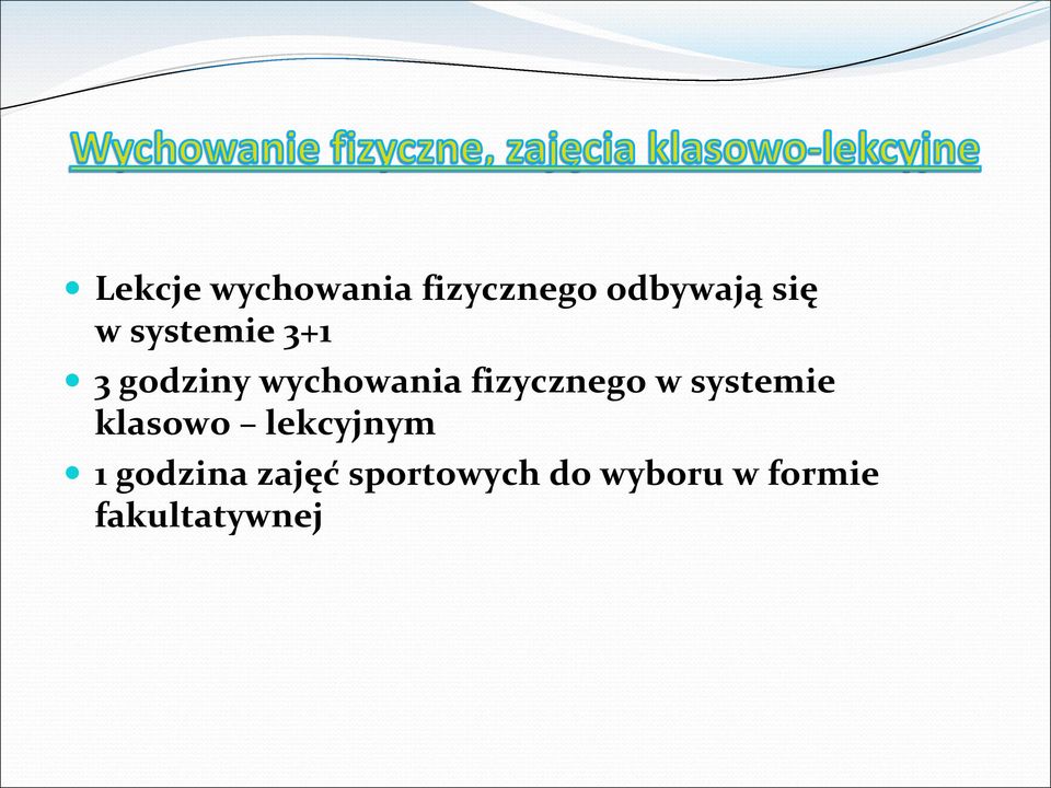 w systemie klasowo lekcyjnym 1 godzina zajęć